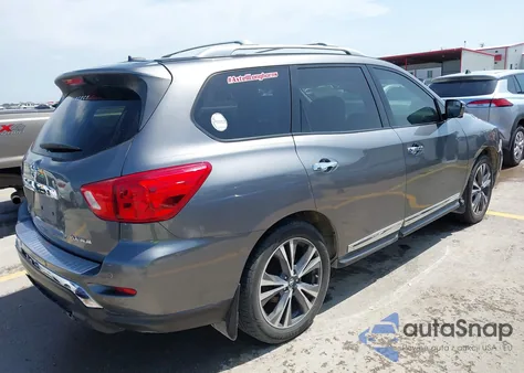 2017 Nissan Pathfinder Platinum from USA, damaged, VIN 5N1DR2MN5HC604626